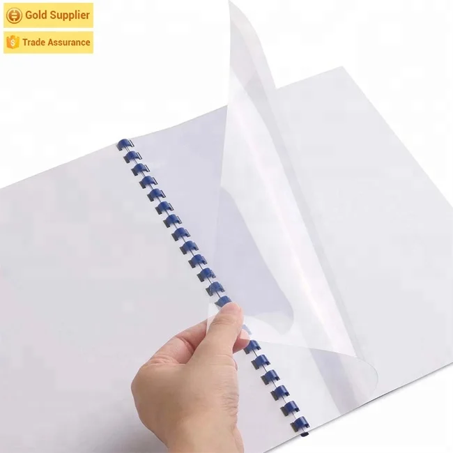 Pvc A4 Book Rigid School Items Child Plastic Cover 800MM for binding covers