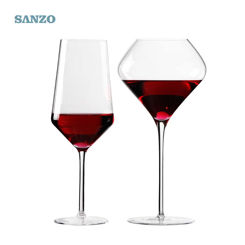 Высококачественный Небьющийся хрустальный бокал для вина на заказ с китайского завода S 900019