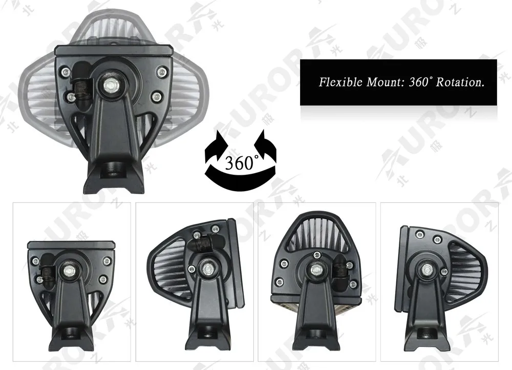 AURORA 500W 50inch dual row curved Offroad led light bar