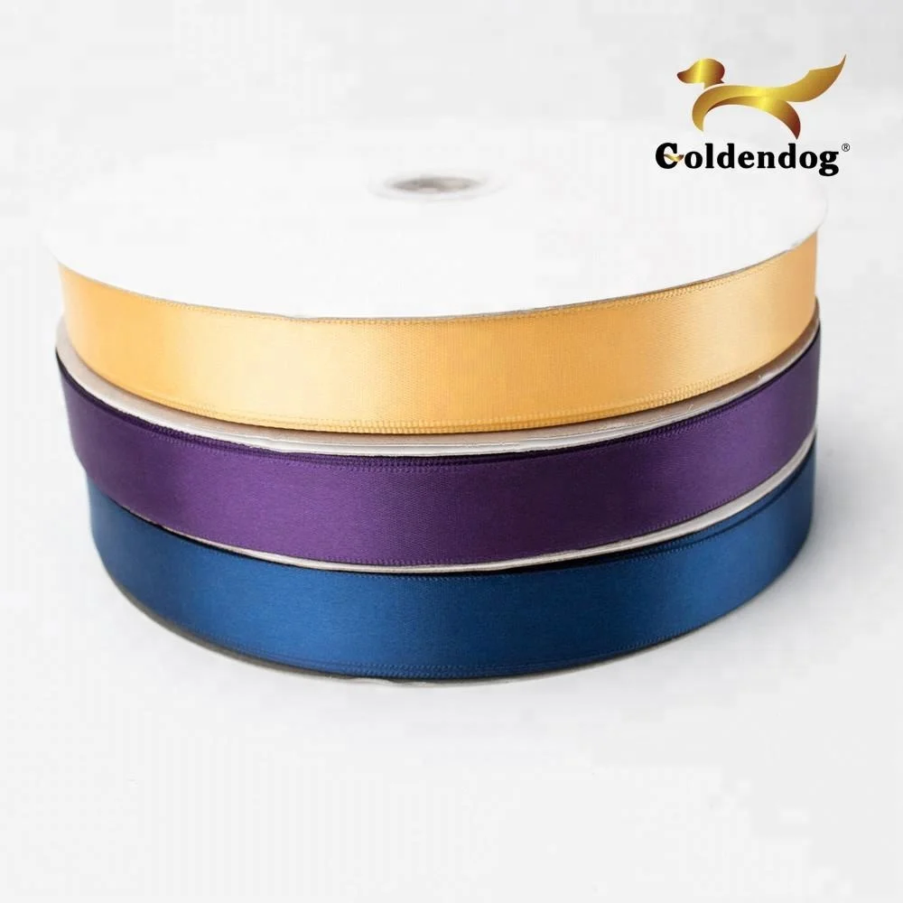 wholesale cheap 196color stock 3-100mm satin ribbon roll for garment