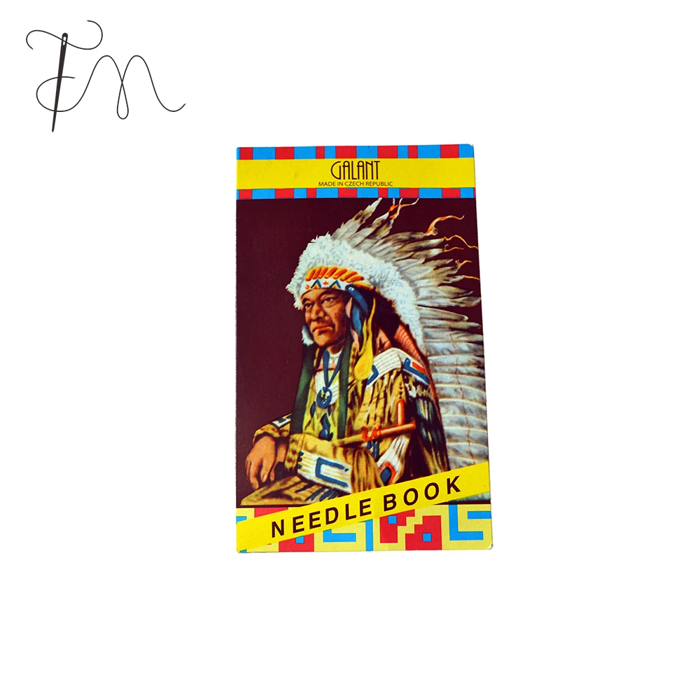 Household Hand Sewing Needle With Indians Cards