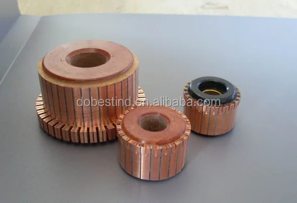 
80/100W segmented commutator for automobile windscreen wiper 