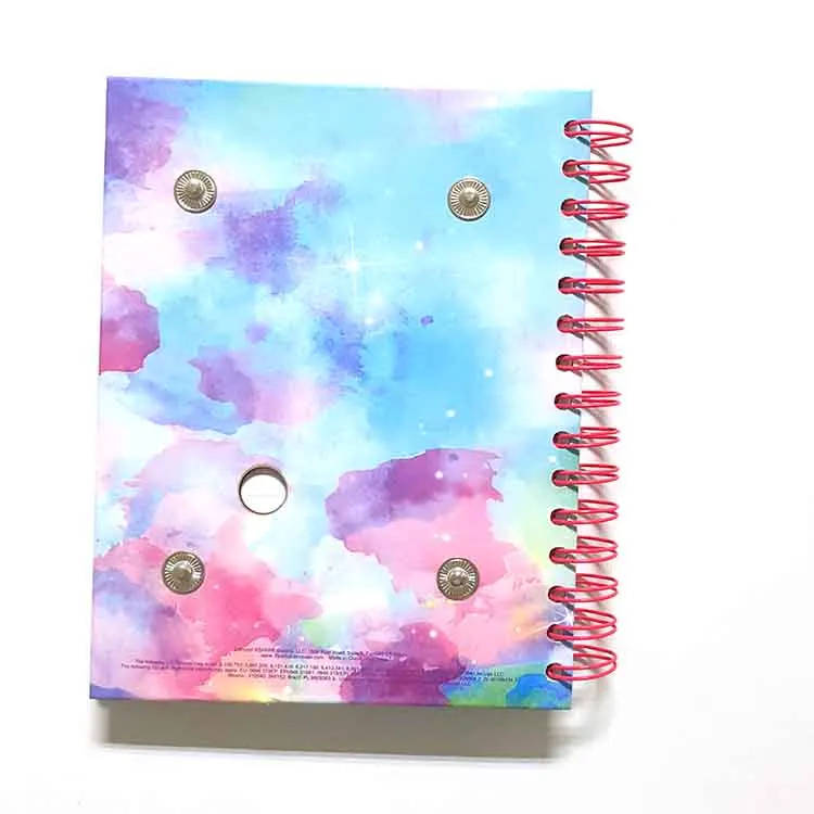 
new arrivals 2018 school stationery A5 szie diary journal student custom hardcover notebook with led light 