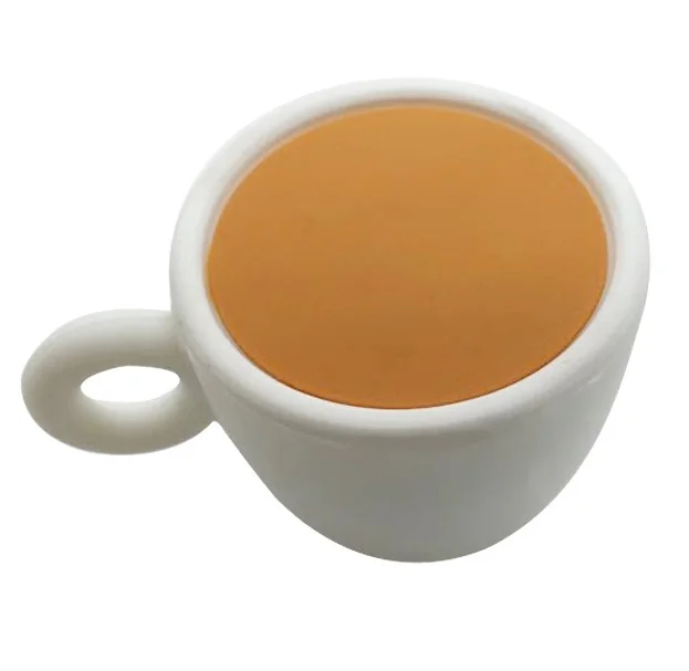 Creative Gifts Usb Coffee Stick 8GB 16GB Custom Pvc Rubber Memory Stick silicone Coffee Cup Usb Flash Drive