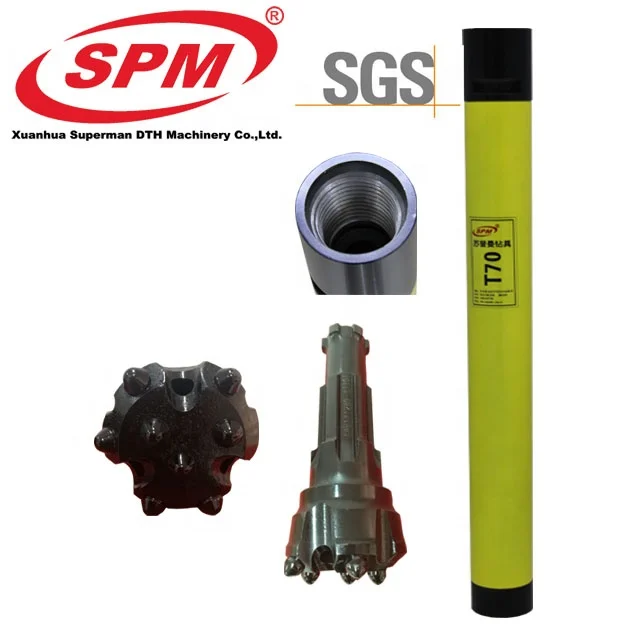 SPM 70A 70 75 мм буровые инструменты для бурения водяных скважин/инструменты камней низкое давление воздуха DTH