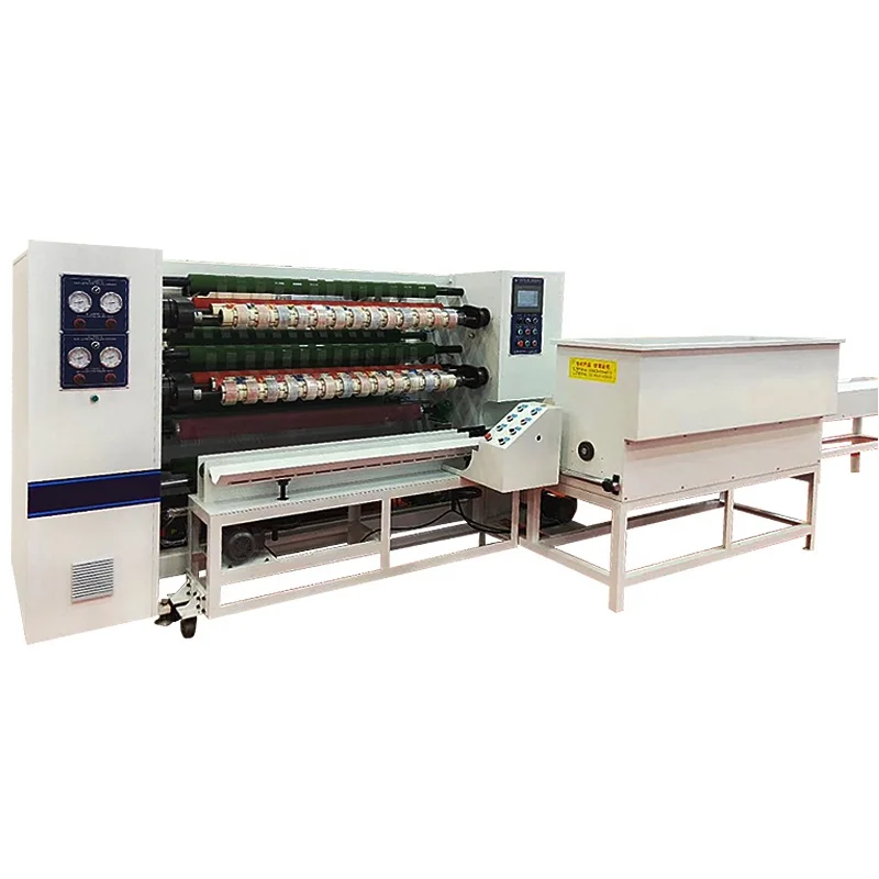Automatic clear bopp tape rewinding cutting machine tape slitter