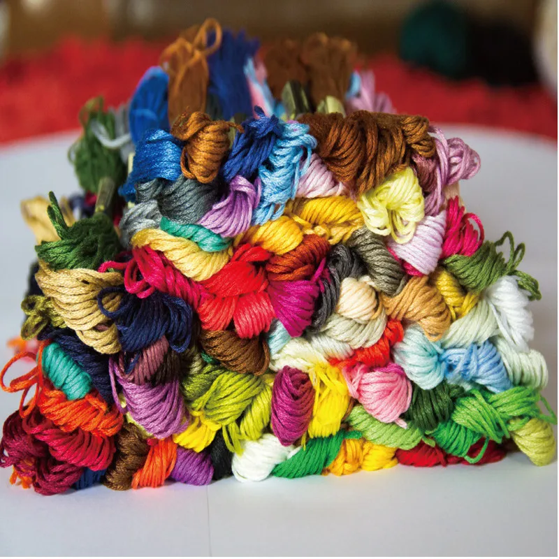 
New arrival 50 Different Colors Anchor Cross Stitch Cotton Sewing Skeins Embroidery Thread Floss Thread 