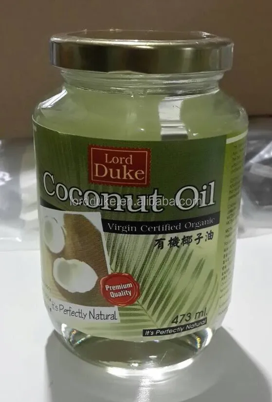 Lordduke Extra Thailand Cold Pressed Organic Virgin Coconut Oil mct