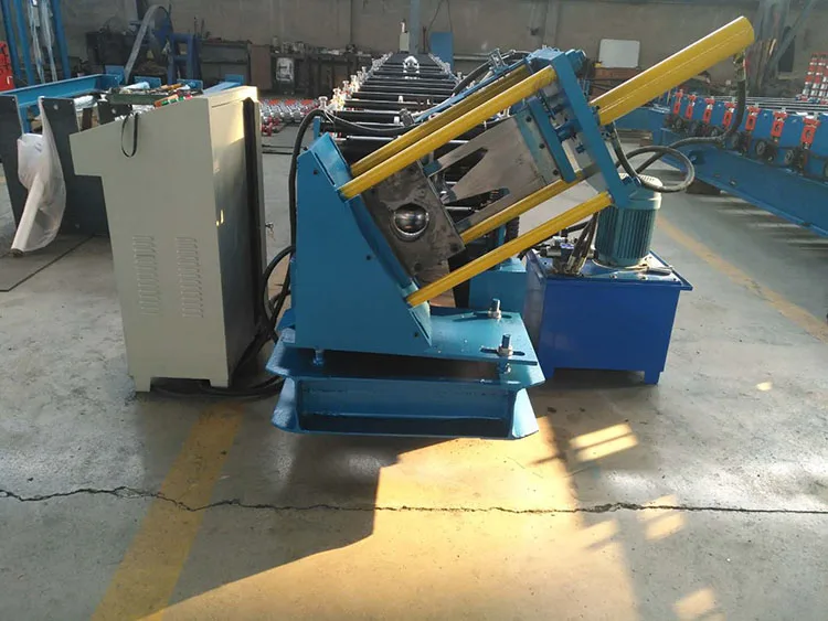 Seamless Round Gutter Downspout Steel Pipe Making Roll Forming Machine
