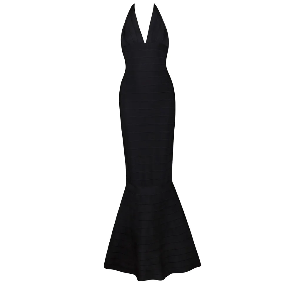 Элегантное облегающее свадебное Бандажное платье с открытой спиной и юбкой-годе