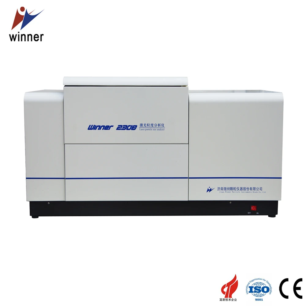 Liquid dispersion 0.01-2000um particle size distribution test Winner2008A Intelligent Laser Particle Size Analyzer