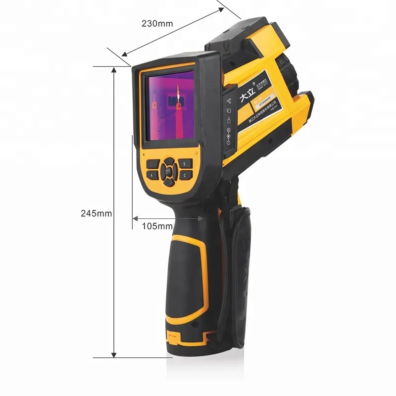 Thermographic camera infrared thermal imager used in pipe leak detection