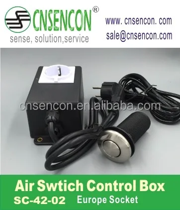 Air Switch Control box SC-42-03 (Austrlial) for food waste disposer, Spa