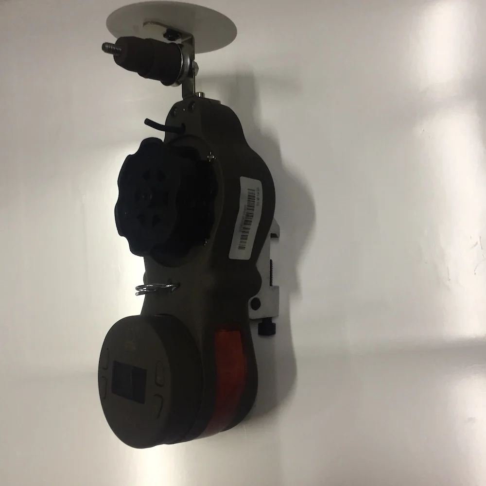 Tension control elastane yarn feeder for flat collar knitting machine spare parts