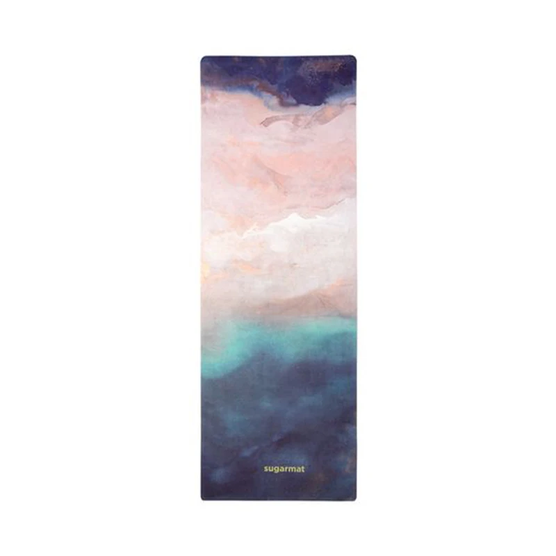 sublimation custom label digital printed natural rubber zenergy fitness eco private label yoga mat
