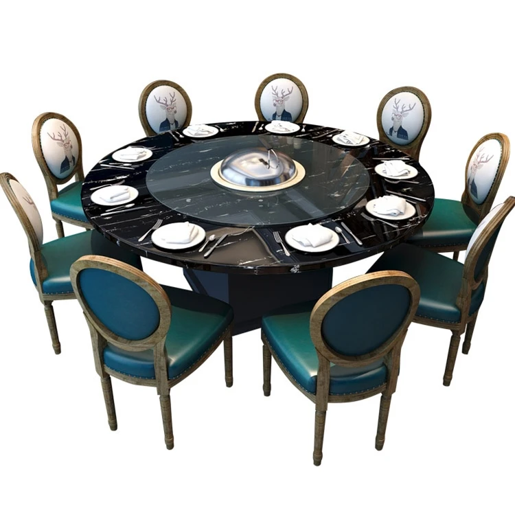 
Commercial electromagnetic restaurant hot pot table 