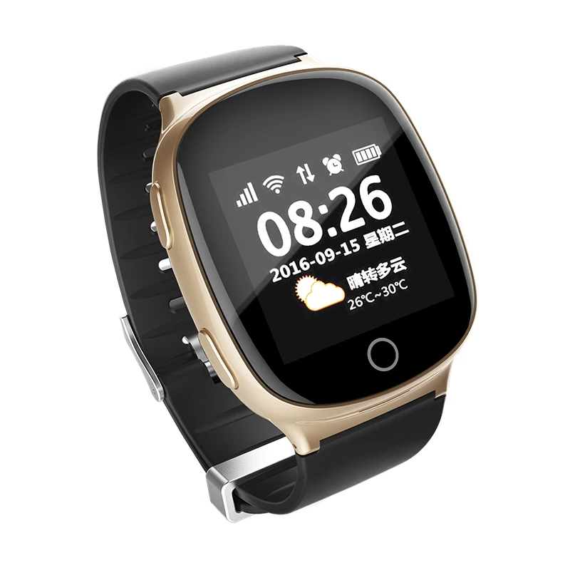 
old man smart watch sos function remote monitor watch phone 