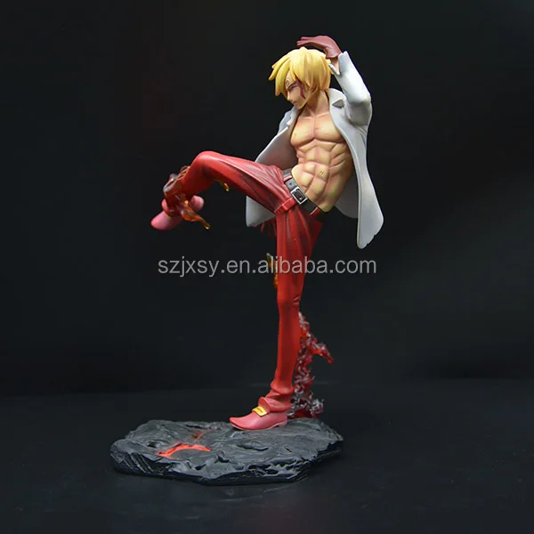 Hot Selling High Quality 38cm PVC GK One Piece Sanji Action Figure One Piece Figure Doll for Gift
