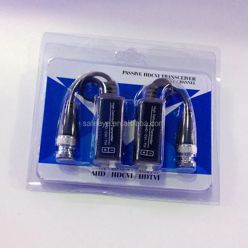 Press-in single channel passive HDCVI Camera balun Transceiver for Analog camera AHD TVI