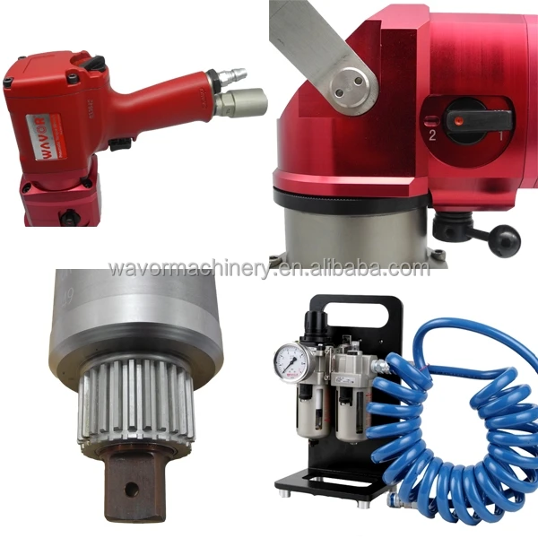 12000Nm pneumatic tension control bolt 90 degree torque wrench