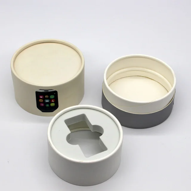OEM/ODM Eco-friendly custom design cardboard tube High Quality Gift  box watch packing