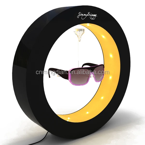 
Magnetic levitation rotating Sunglasses display stand, Floating eyeglasses acrylic display stand for eyeglasses 