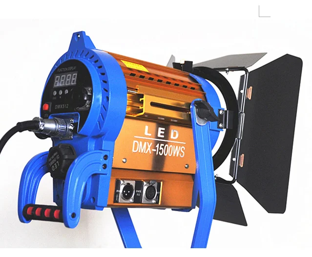 
Bolangte LED Studio fresnel light spotlight DMX-1500WS DMX512 system control 5600k/3200k with Fresnel Filter 