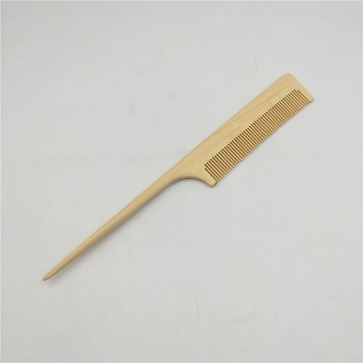 
Hair Styling Tool Long handle wooden Pointed tail comb 