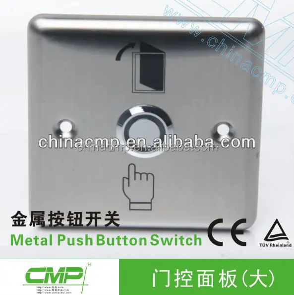 CMP металлический 19 мм дверной звонок кнопка переключатель со светодиодом