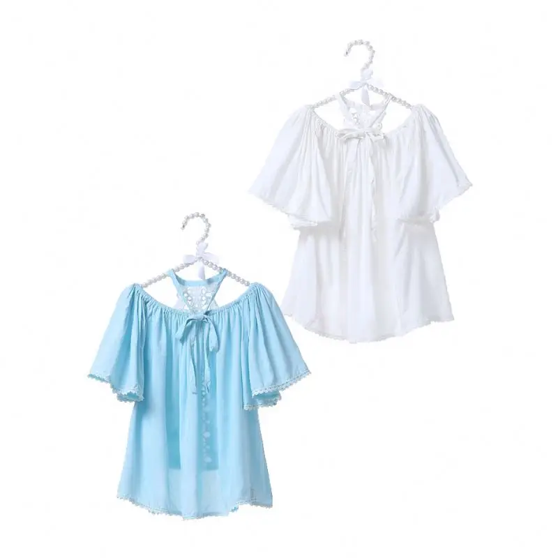 
The best design for baby girl short sleeve multi solid color boutique kids clothing top 