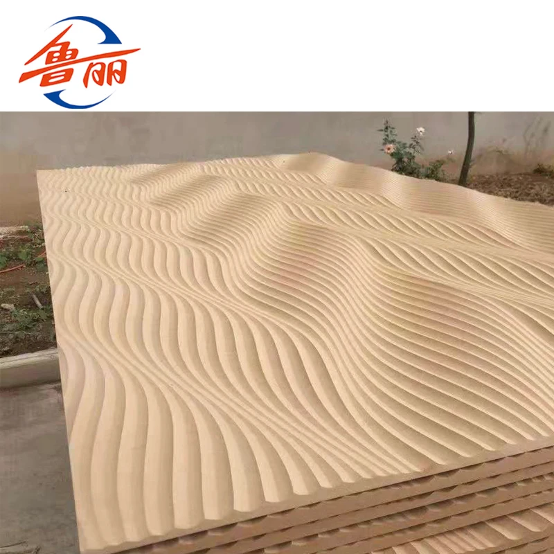 
China LuLi Group Decorative 3d MDF Wall Panel 