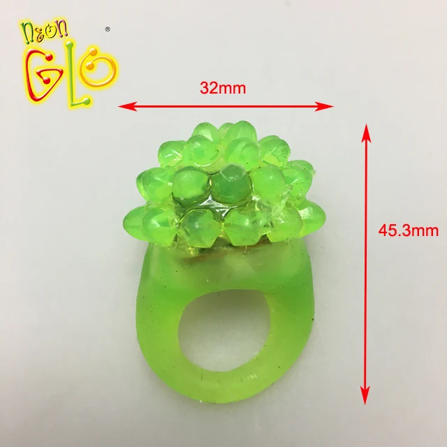 Alibaba Wholesale Kids Toy Rainbow LED Jelly Ring