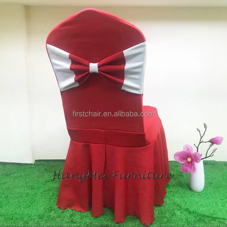 New Design Polyester Spandex Stretch Banquet Chair Cover for Wedding Party