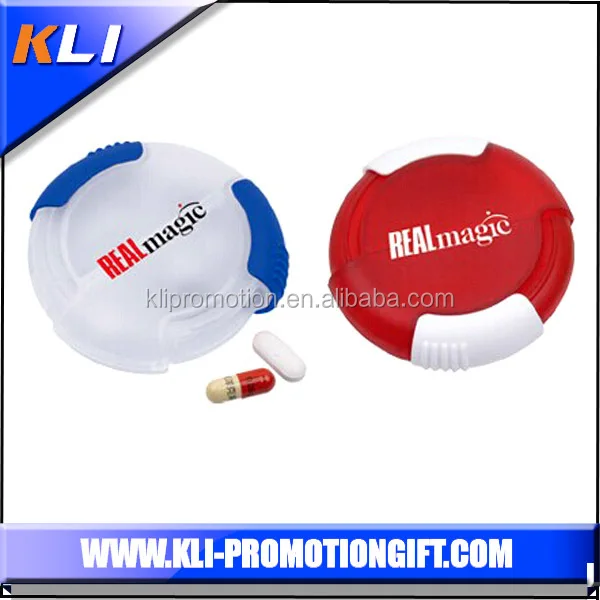 
Plastic medicine box pill dispenser child resistant pill box 