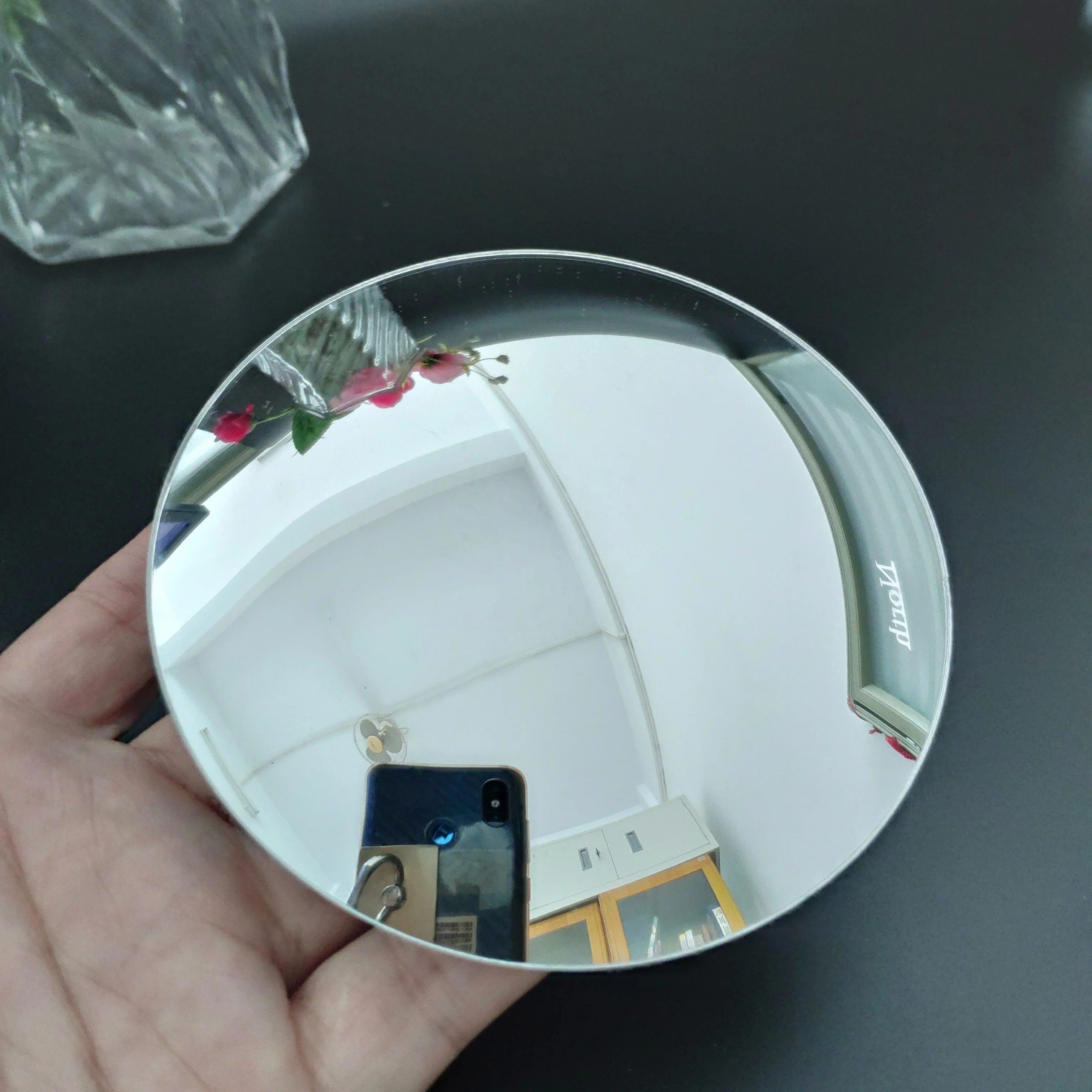 Shatterproof 10cm dia. convex mirror