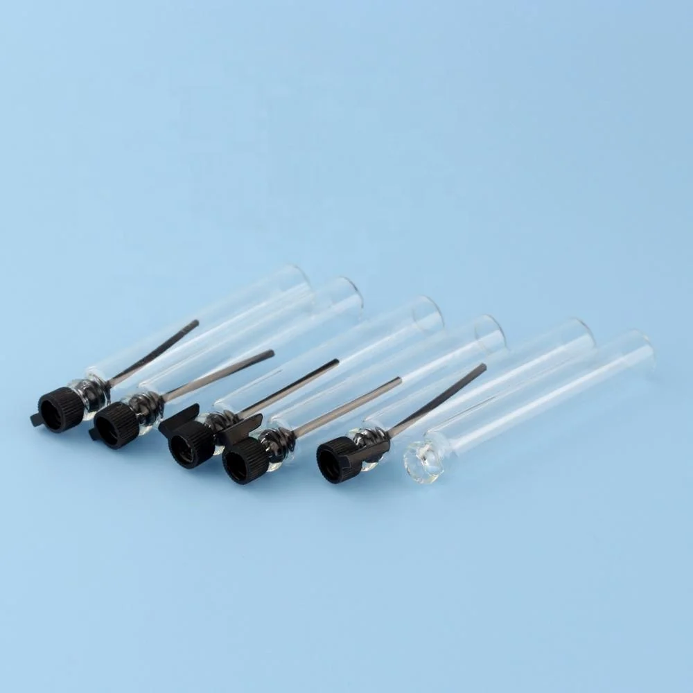Mini Empty Laboratory Fragrance Packing Test Tube Trial Small Sample Vials Glass Perfume Bottles 1Ml 2Ml