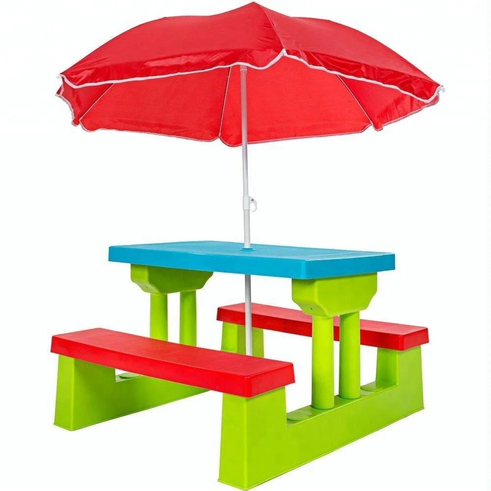 Outdoor KD Children Child Plastic Table and Chair Desk for Kids Learning