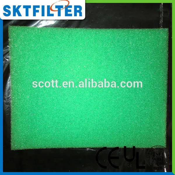 2014 30 PPI bright green factory direct sale air compressor filter mesh