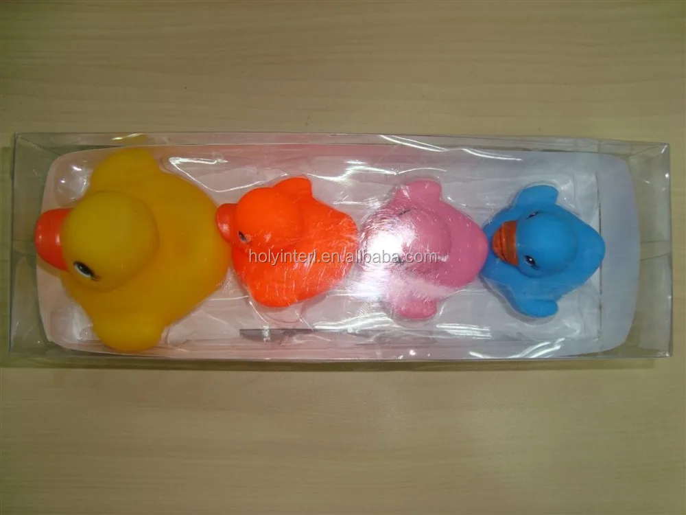 Flashing LED duck sets Water sensor light up LED duck sets of Ducky
