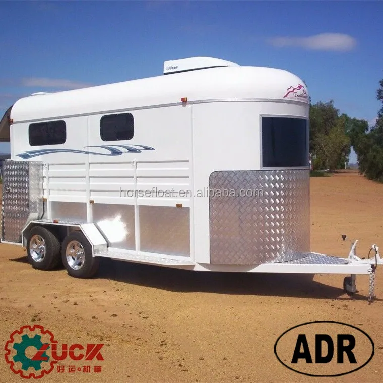 2 horse trailer australia with western swing out saddle box