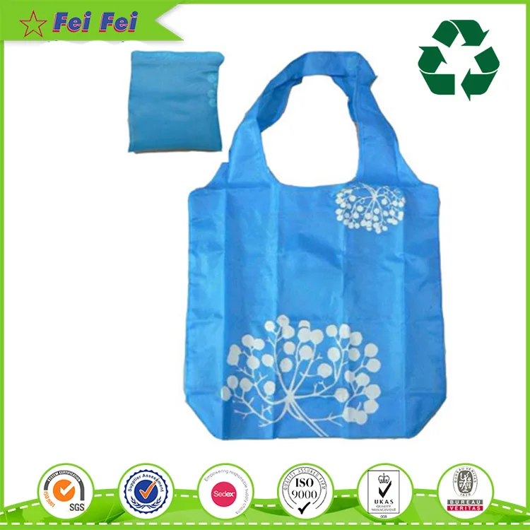 economic nylon reusable foldable travel zipper shopping tote bag on trolley