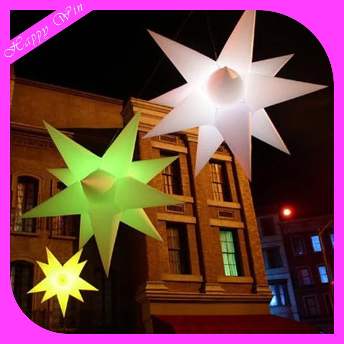 Inflatable Led Lighting Star/Inflatable LED Advertising Light Decoration