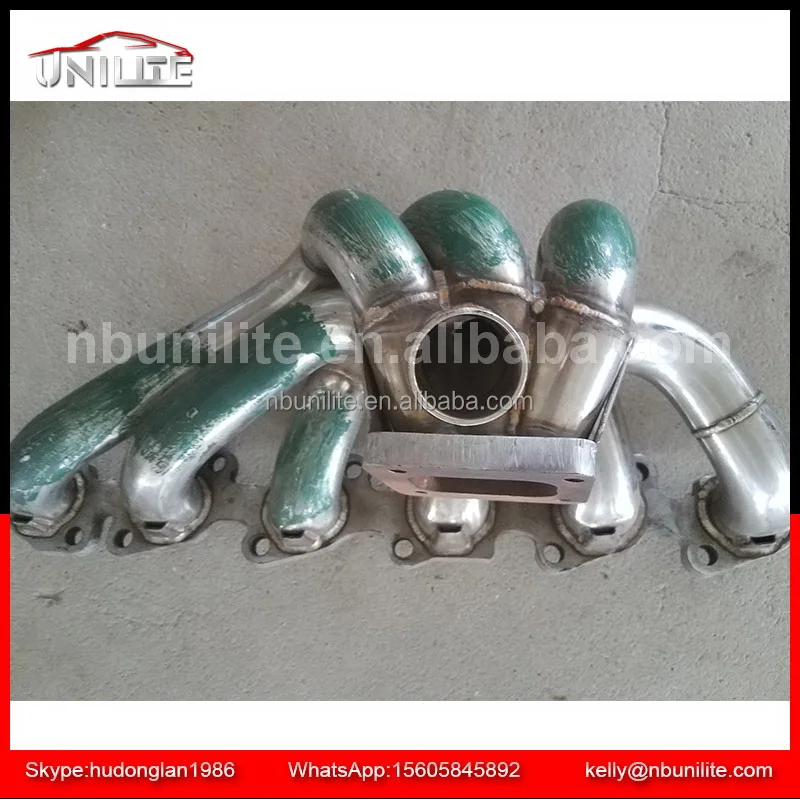 SS304 3.0mm thickness Exhaust manifold for Ni ssan Patrol GU Y61 TB48 TB48DE 2001-2012