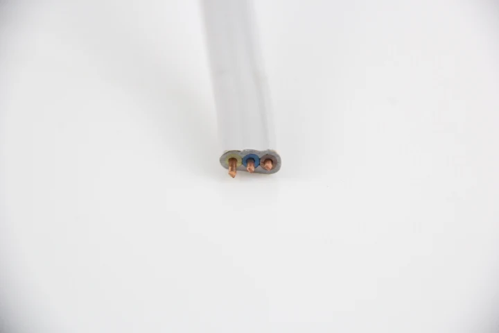 Ydyp Flat Electric Wire Solid PVC Copper Insulated Manufacturer BVVB Construction or Building Black, Red or as Your Request