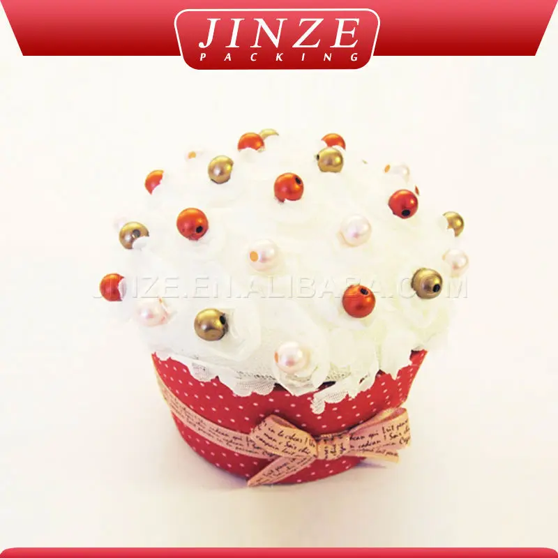 
 Различные стили довольно и красочные изысканный картон кекс коробка  