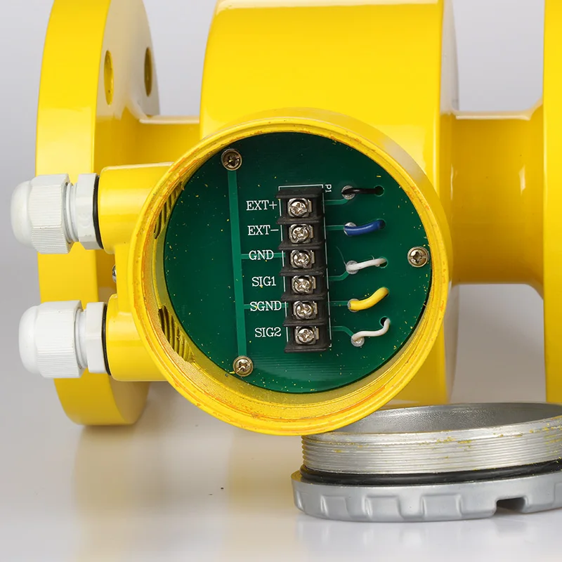 Food Drink Digital Water Electromagnetic transmitter Flow Meter Flowmeter