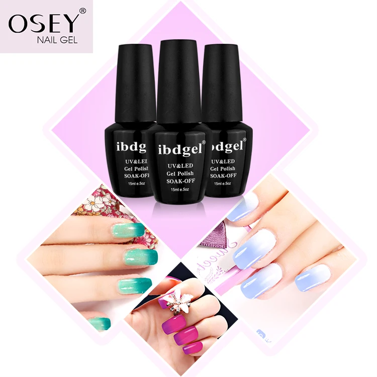 ibdgel Temperature Changing gel nail polish starter kit Uv Led Gel Nail Polish