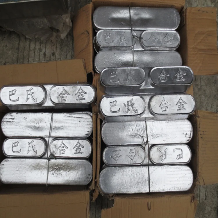 China supply babbit alloy metal Babbitt alloy