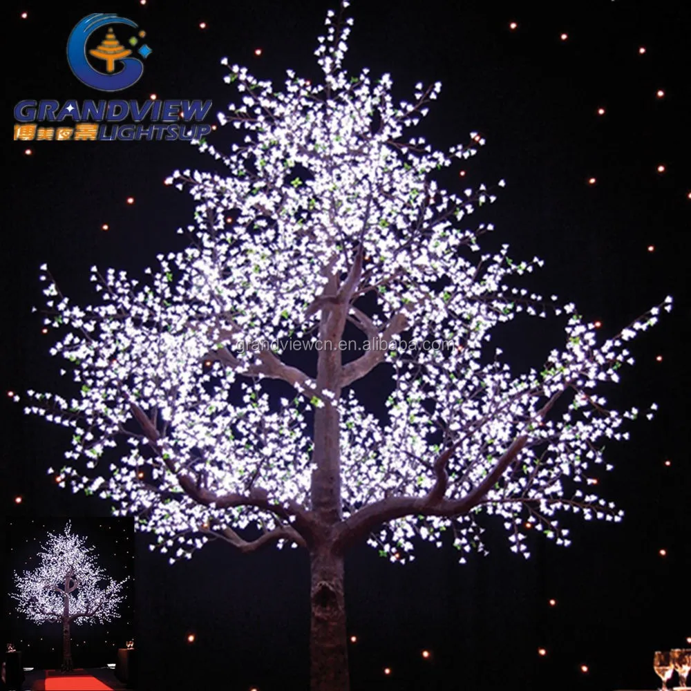 CE Rohs Outdoor Artificial Decoration 3m 5m Lighted LED Cherry Blossom Tree