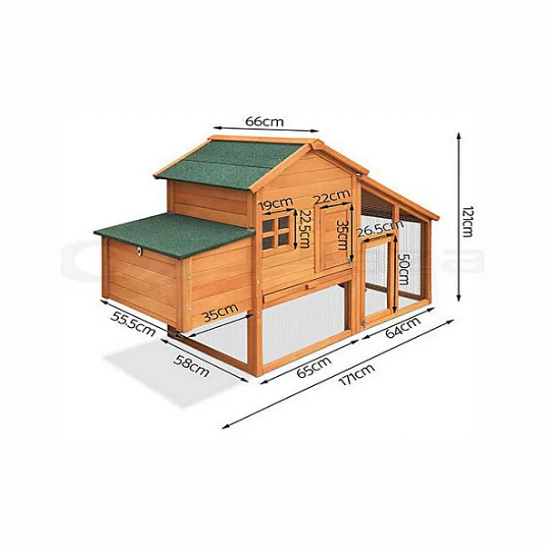 Classic Style Wooden Pet House Chicken Coop Houses  With Sleep Box For Sell